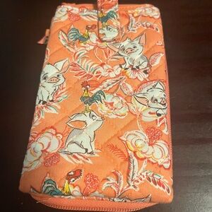 Vera Bradley Disney Moana clutch wallet